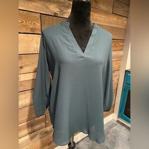 Lush tunic, dark green, L